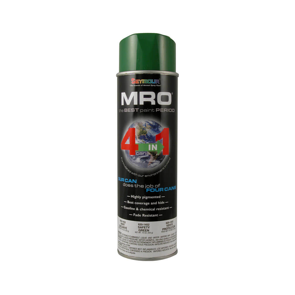 Seymour 620-1452 16 oz. Safety Green MRO Enamel High Solids Spray Paint