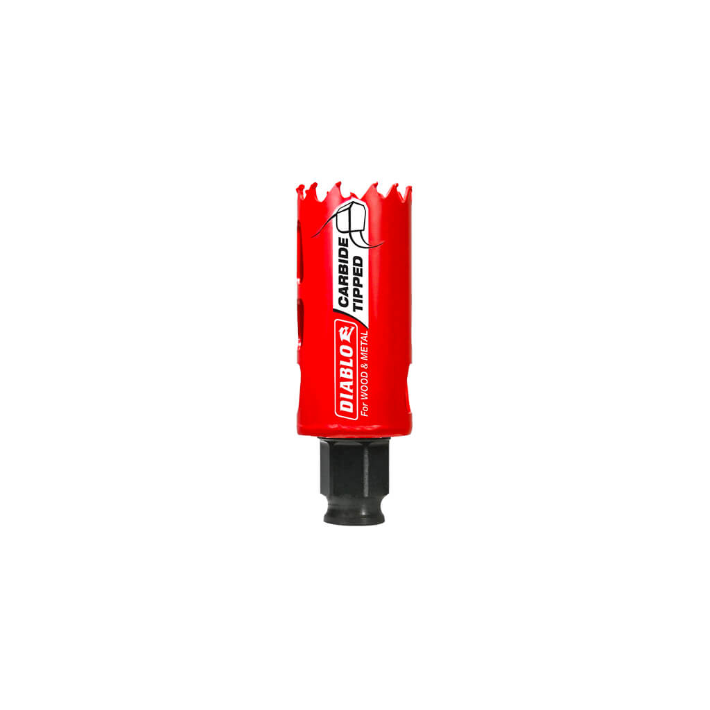 Freud Diablo DHS1250CT 1-1/4 in. x 2-3/8 in. Carbide-Tipped Mandrel Shank Wood and Metal Hole Saw