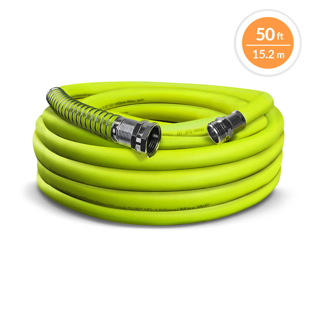 DuraDrive LG5850F 5/8 in. x 50 ft. Lime Hybrid Polyurethane Garden Hose