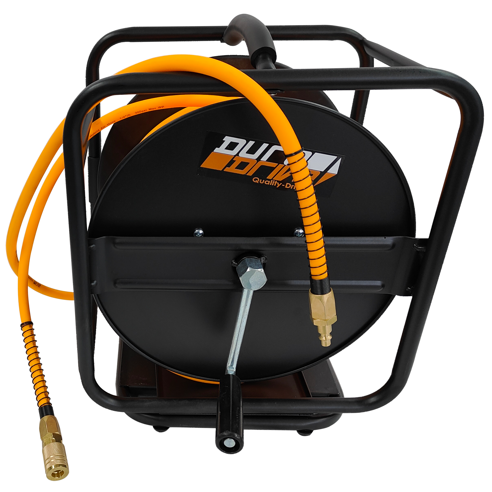 Duradrive DuraDrive Multi Purpose Manual Hose Reel with 1/4 in. x 100 ft. Hybrid
