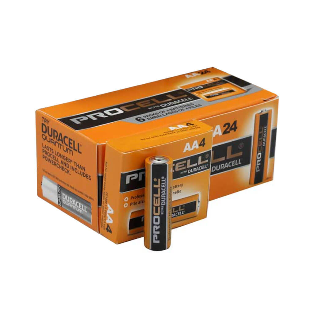 DURACELL PC1500 Alkaline 1.5-Volt PROCELL AA Battery (24-Pack)