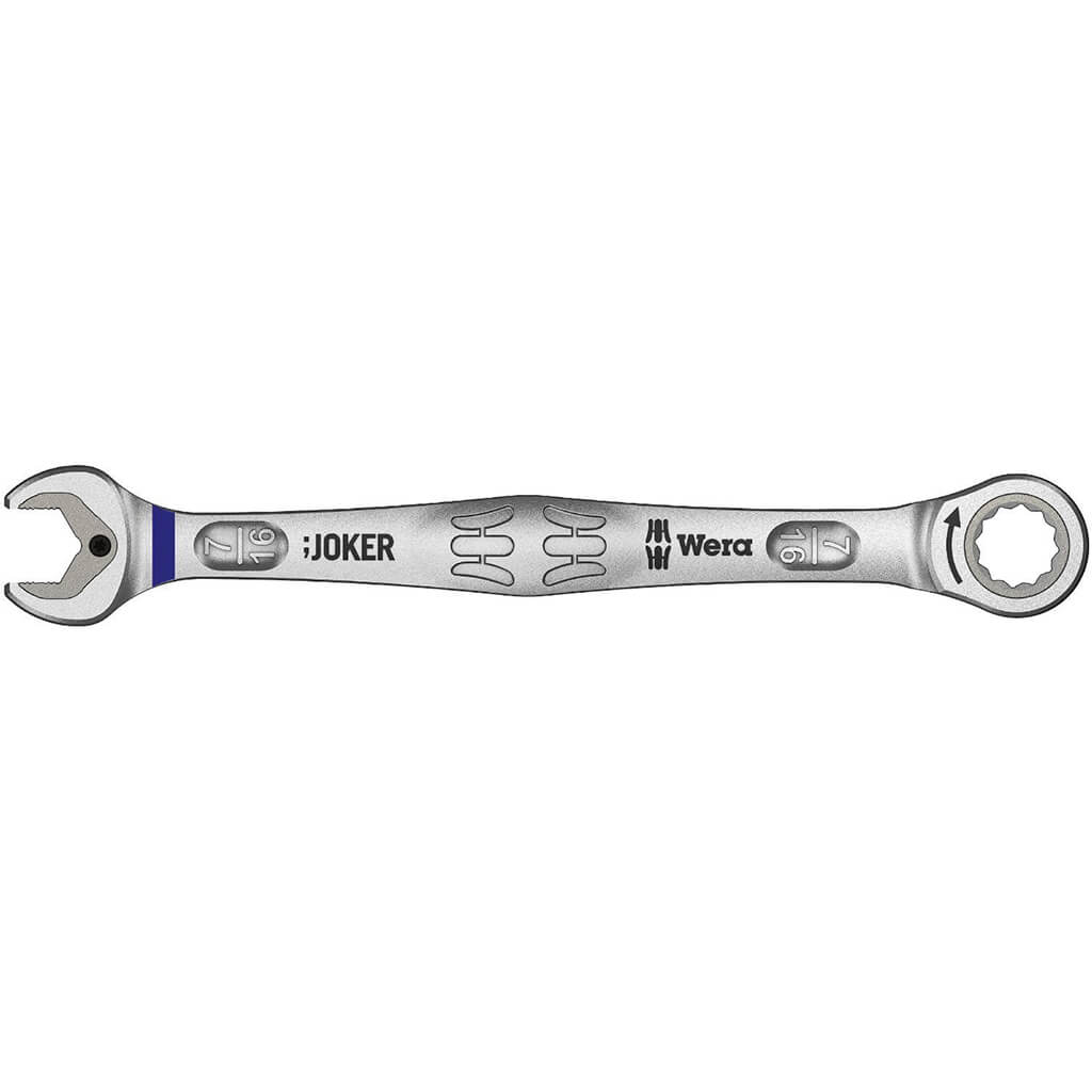 Wera 05073282001 Joker 7/16 in. Imperial Ratcheting Combination Wrench