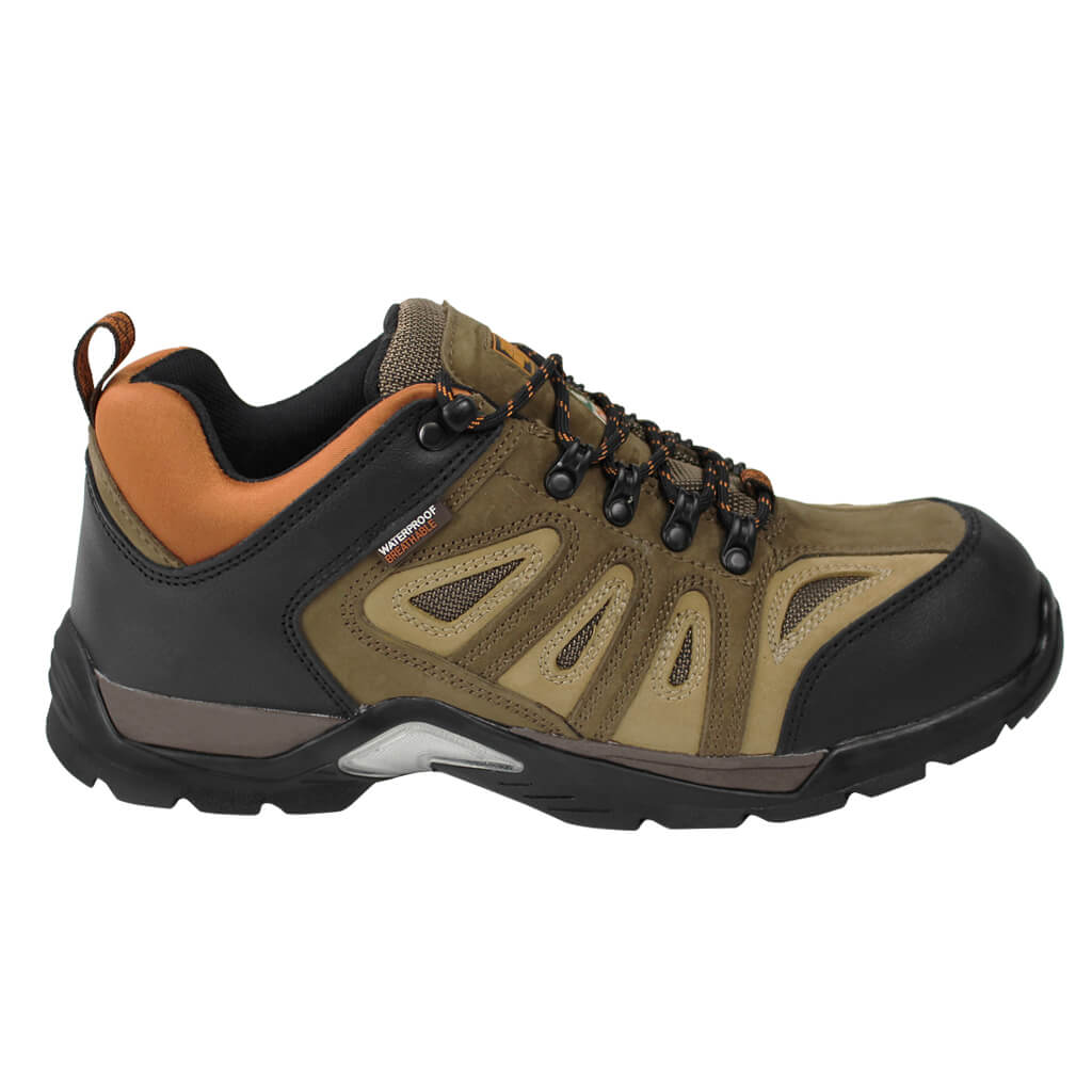 DuraDrive Men's CSA Huntington Low Brown Steel Toe Nubuck Waterproof Work Shoes