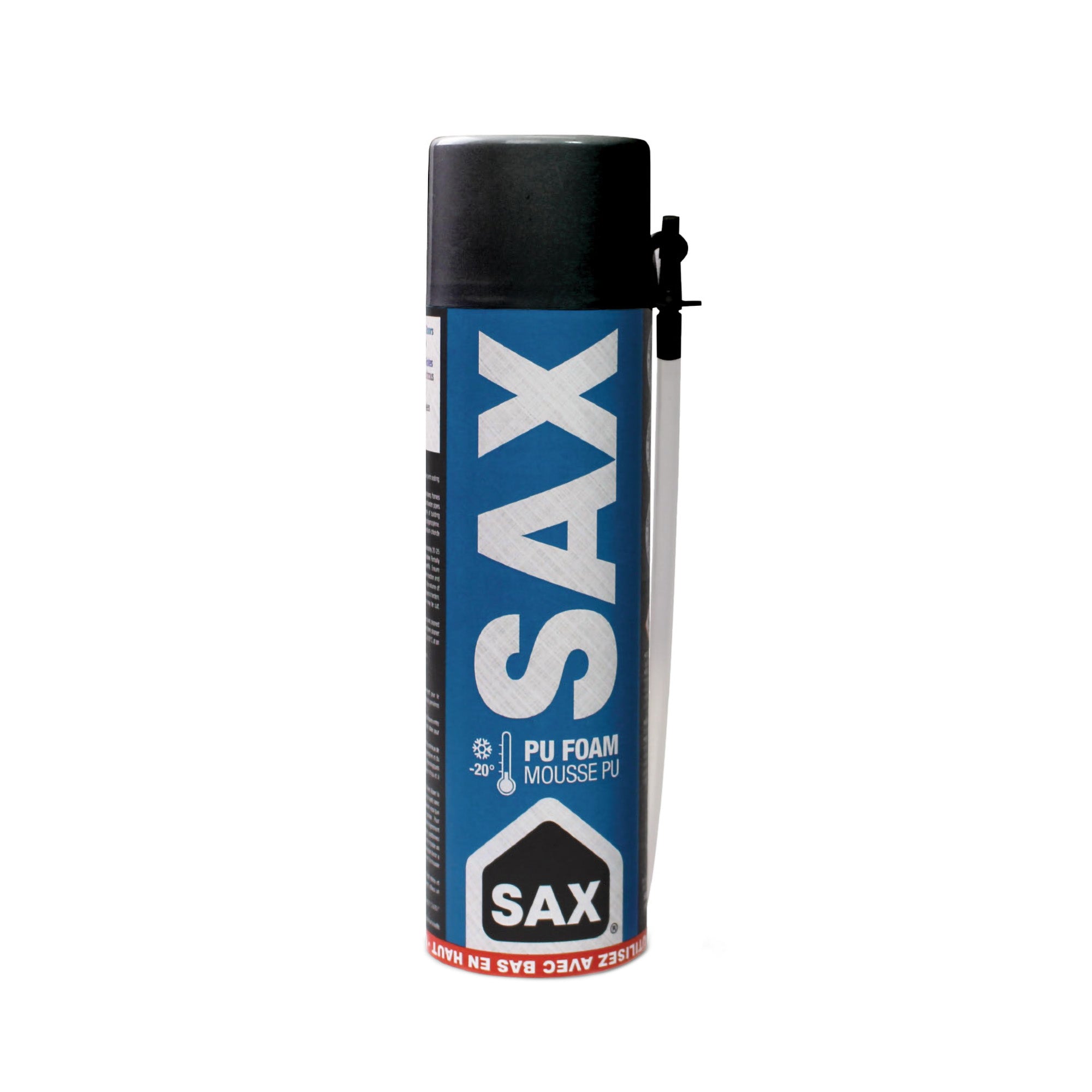 SAX All-Weather Polyurethane Spray Expanding Foam 500 ml/17oz.