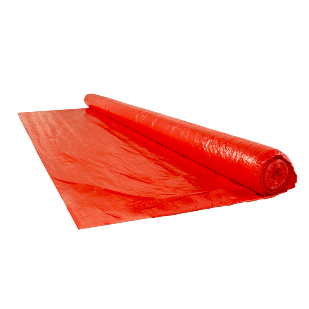 DuraDrive 12 ft. x 100 ft. Orange Rip Proof Abatement Polyethylene Sheeting