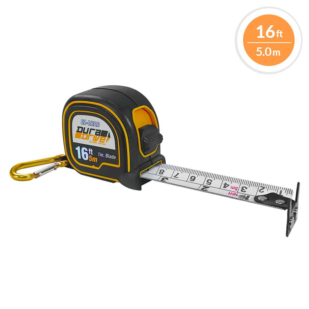 DuraDrive 16 ft. / 5 m x 1 in. Magnetic Tape Measure