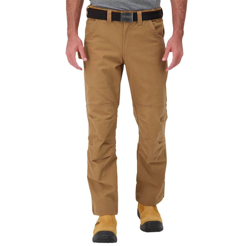 DuraDrive Men's EASY RIDER Relaxed Fit Water Repellent Brush Duck Cotton Work Pants