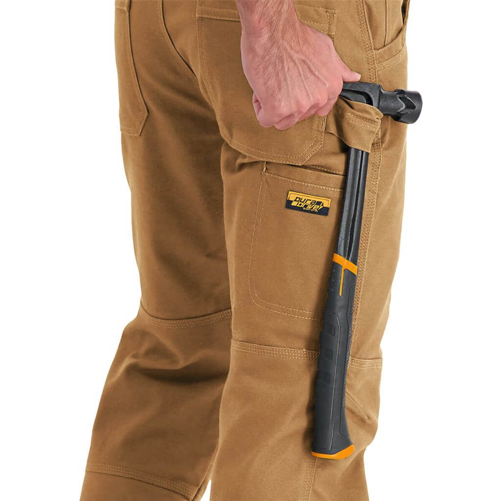 DuraDrive Men's EASY RIDER Relaxed Fit Water Repellent Brush Duck Cotton Work Pants