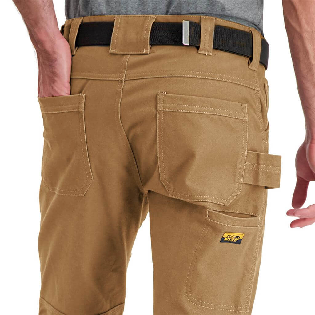 DuraDrive Men's EASY RIDER Relaxed Fit Water Repellent Brush Duck Cotton Work Pants