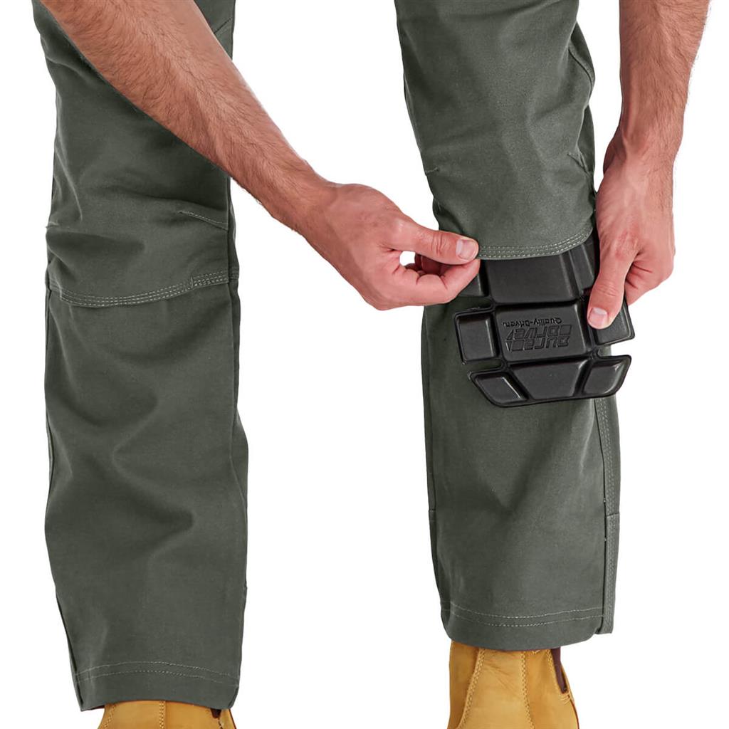 DuraDrive Men's EASY RIDER Relaxed Fit Water Repellent Brush Duck Cotton Work Pants