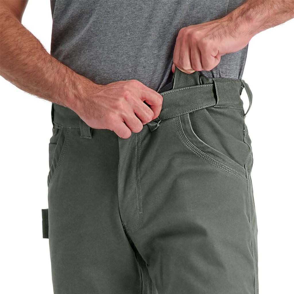 DuraDrive Men's EASY RIDER Relaxed Fit Water Repellent Brush Duck Cotton Work Pants