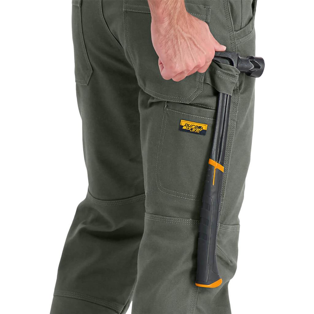 DuraDrive Men's EASY RIDER Relaxed Fit Water Repellent Brush Duck Cotton Work Pants