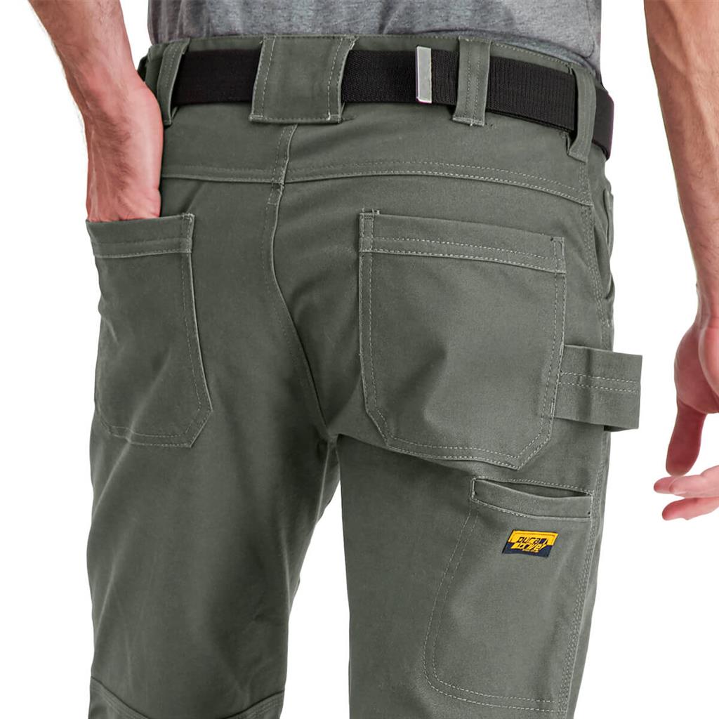 DuraDrive Men's EASY RIDER Relaxed Fit Water Repellent Brush Duck Cotton Work Pants