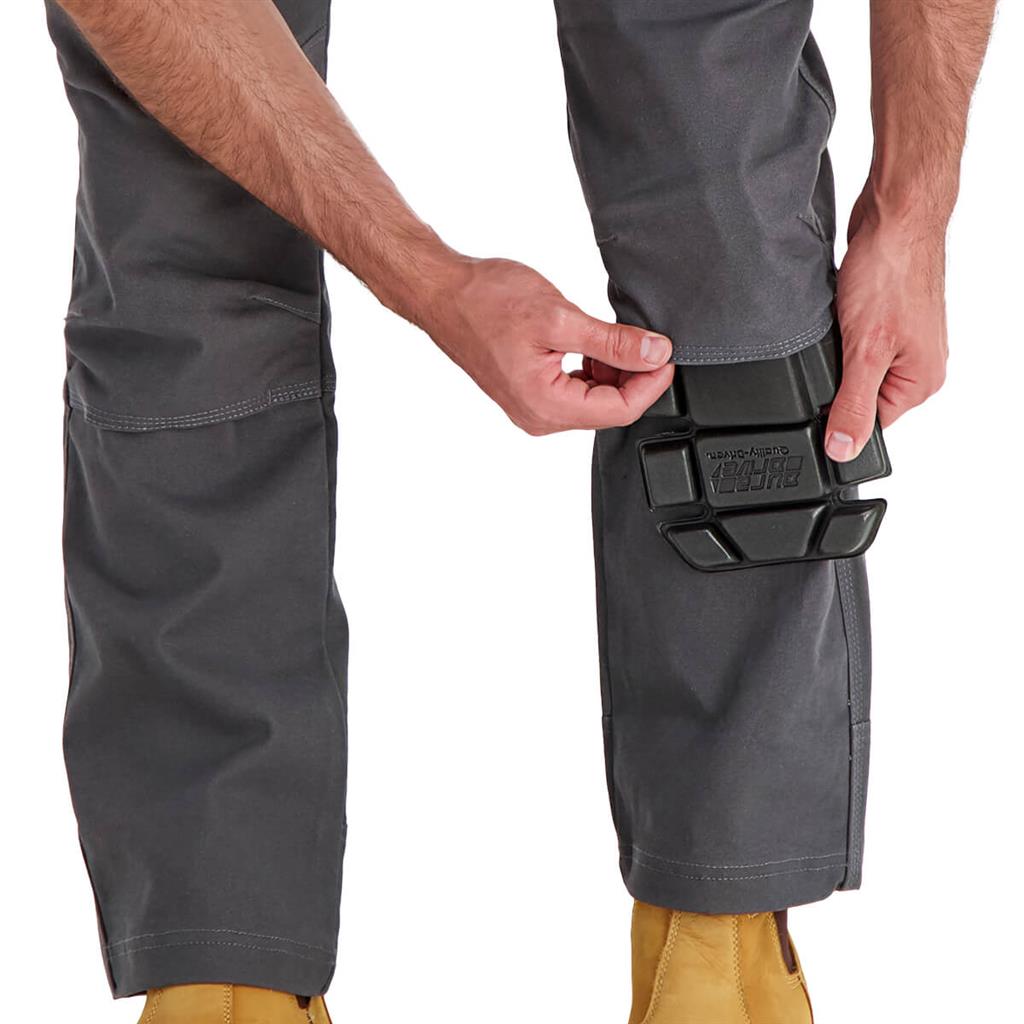 DuraDrive Men's EASY RIDER Relaxed Fit Water Repellent Brush Duck Cotton Work Pants