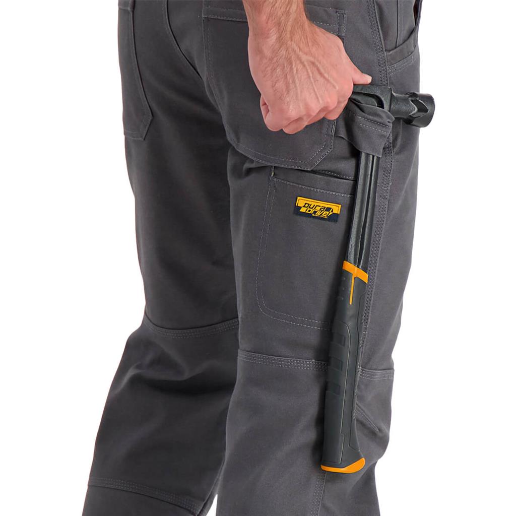 DuraDrive Men's EASY RIDER Relaxed Fit Water Repellent Brush Duck Cotton Work Pants