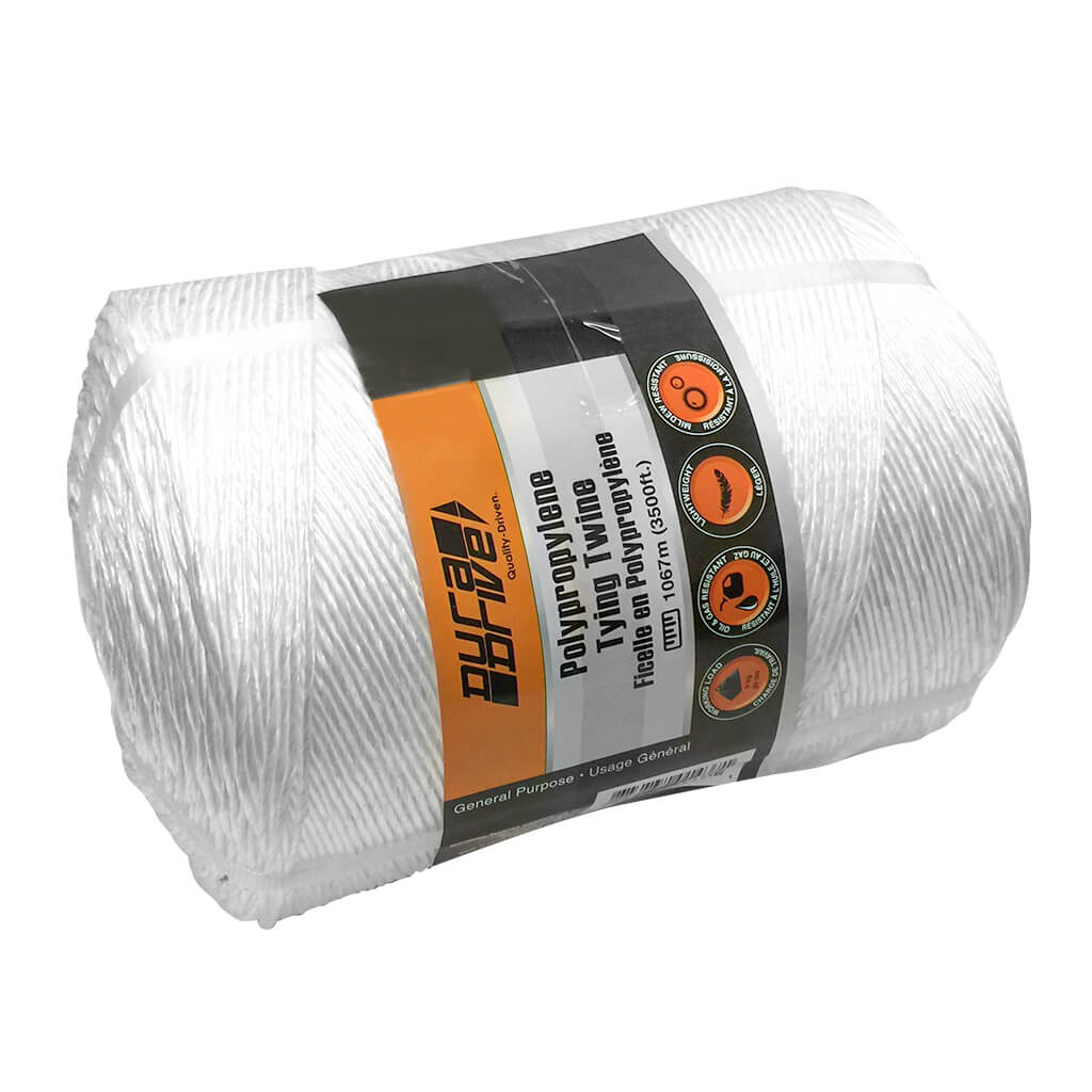 Duradrive DuraDrive 3500 ft. White Polypropylene Utility Tying Twist Twine