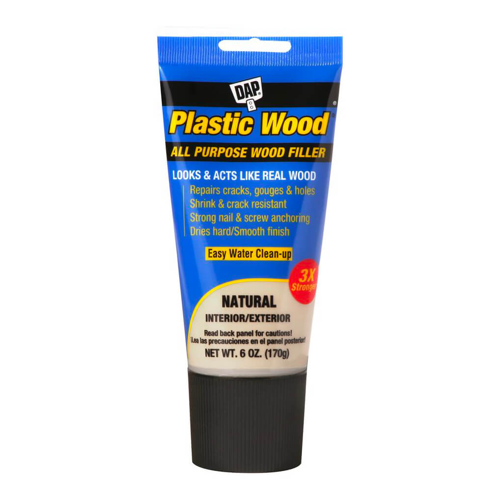 DAP 74288 170g Natural PLASTIC WOOD All-Purpose Wood Filler Squeeze Tube