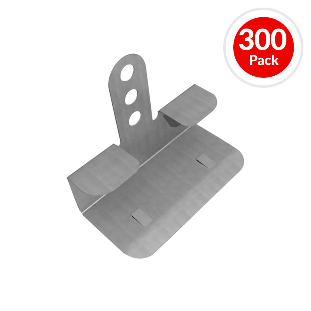 Circle Brand ST4001C 1/2 in. Corner-Back Drywall Installation Clips (300-Piece)