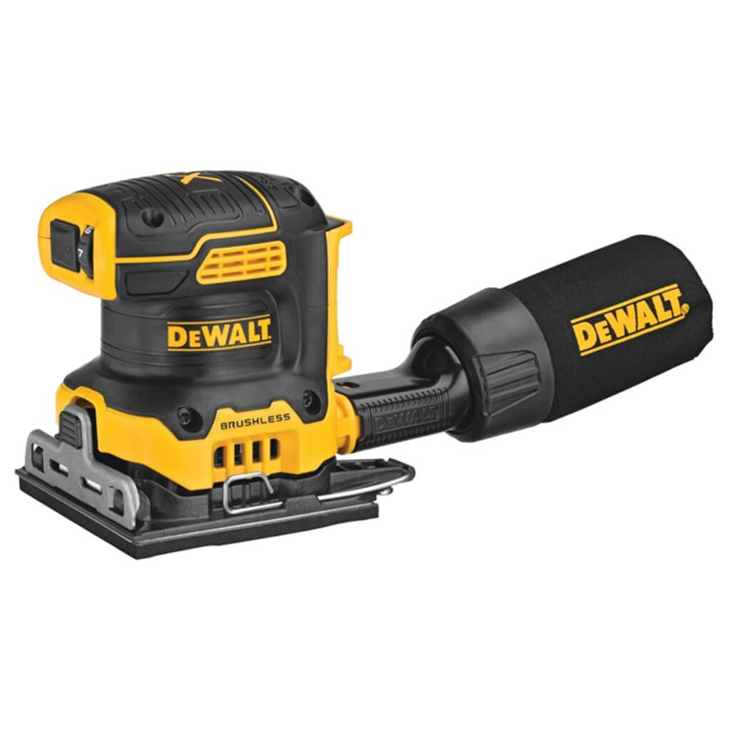 DEWALT DCW200B 20-Volt MAX XR 1/4 Sheet Brushless Variable Speed Sander (Tool Only)