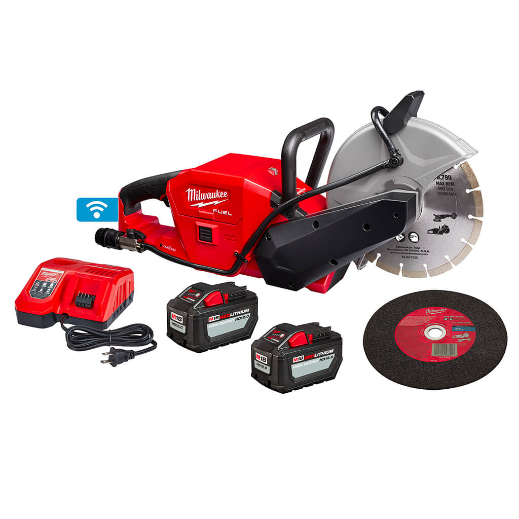 Milwaukee 2786-22HD M18 FUEL ONE-KEY 18-Volt Lithium-Ion 9 in. Brushless Cut-Off Saw Kit