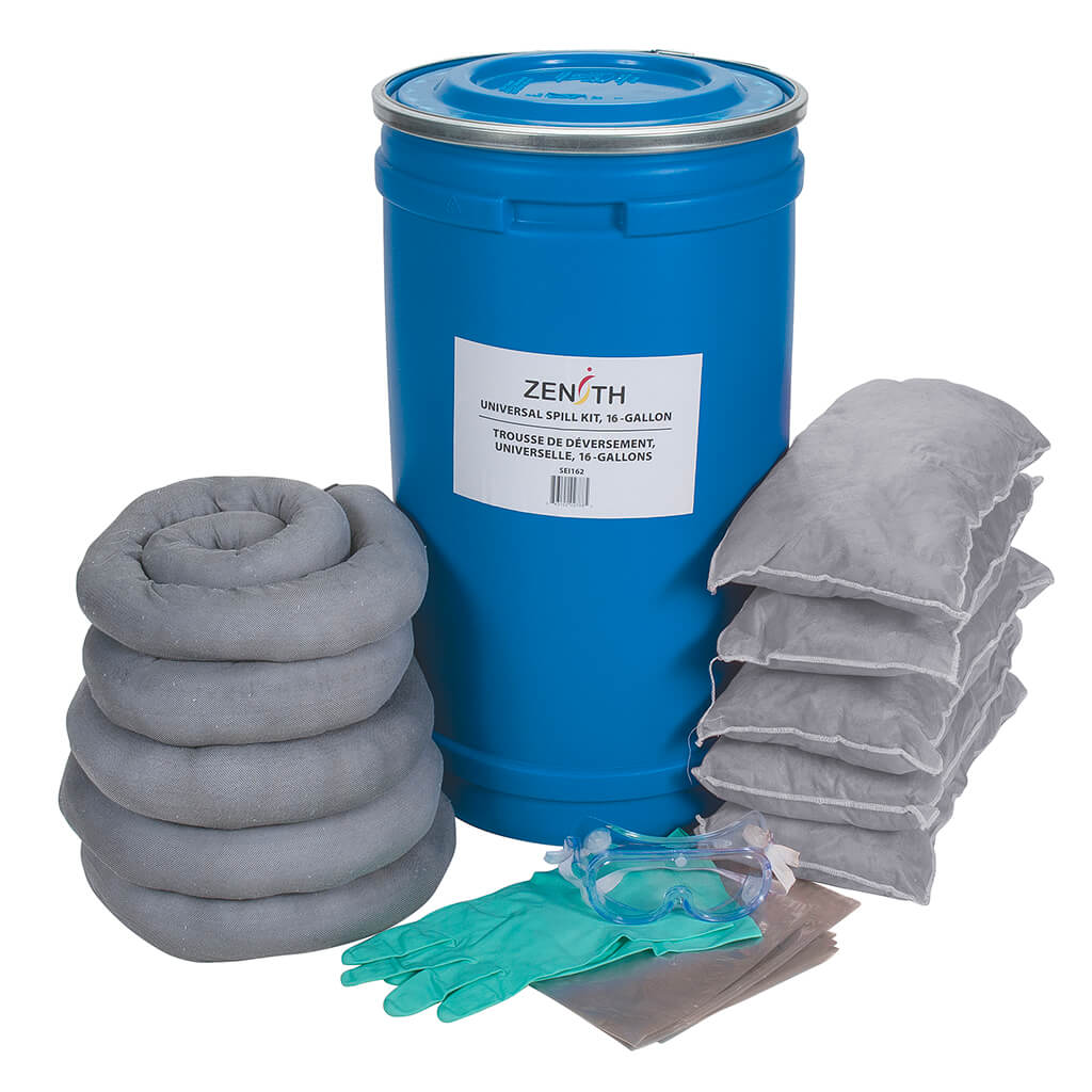 Zenith Safety Products SEI162 16-Gallon Spill Kits Universal