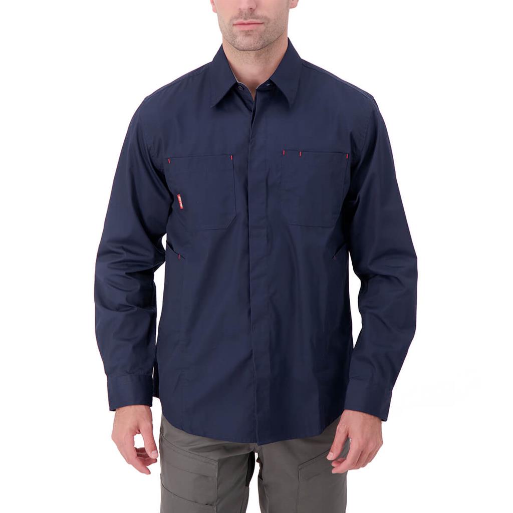 DuraDrive Men's VOLT RED LABEL Twill Long Sleeve Work Shirt