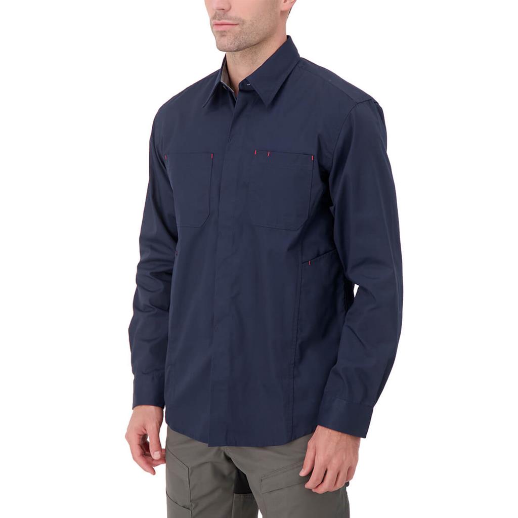 DuraDrive Men's VOLT RED LABEL Twill Long Sleeve Work Shirt