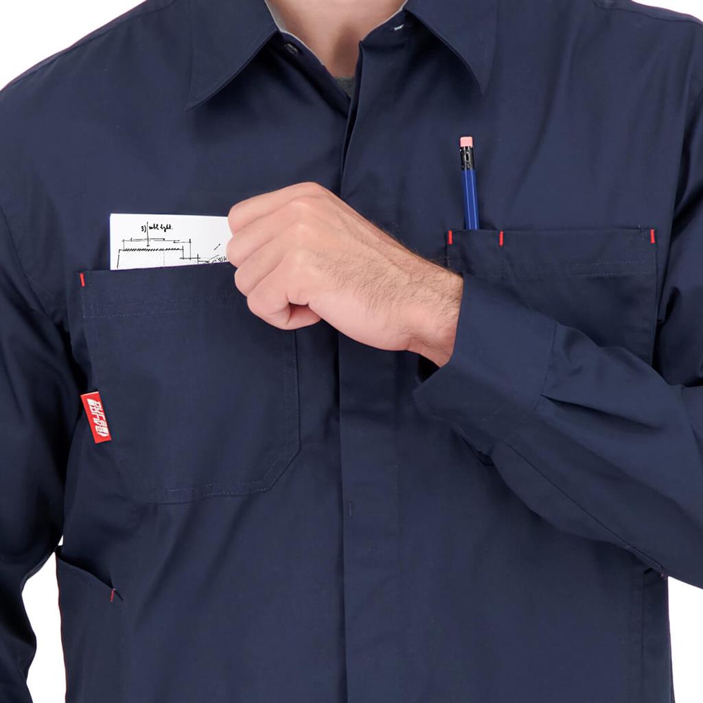 DuraDrive Men's VOLT RED LABEL Twill Long Sleeve Work Shirt