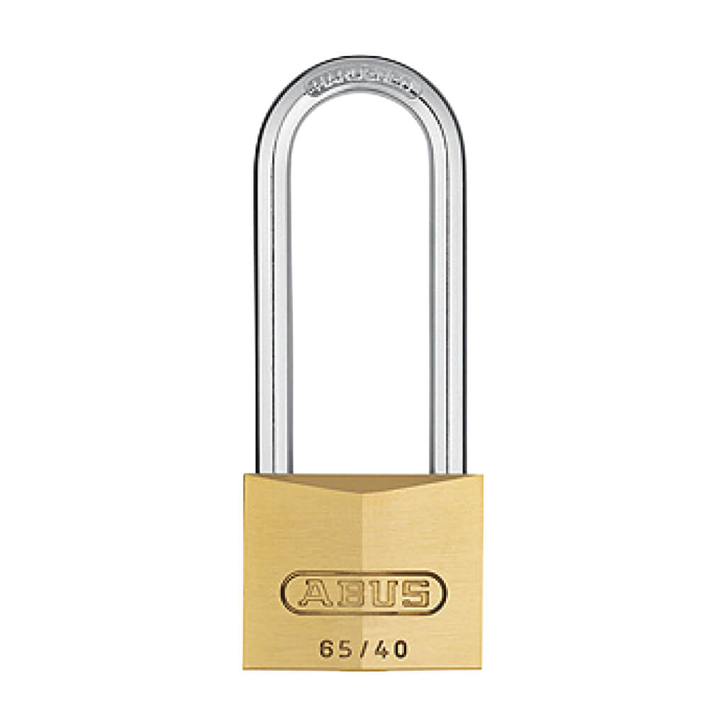 ABUS 65HB40-63KA-401 1-1/2 in. Body x 2-1/2 in. Long Shackle Solid Brass Keyed Alike Padlock