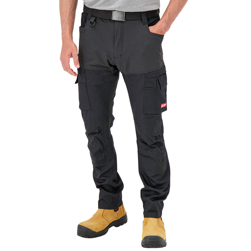 DuraDrive Trill Black Water Repellent Utility Work Pants