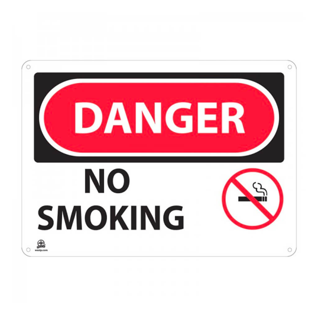 10 in. x 14 in. NO SMOKING Sign