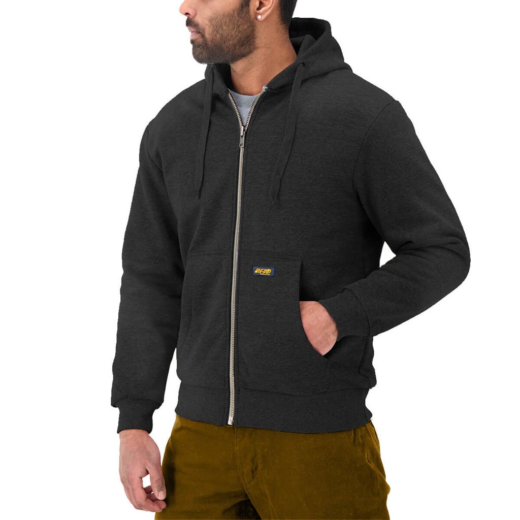 DuraDrive Black Label Waffle Lined Zipper Hoodie