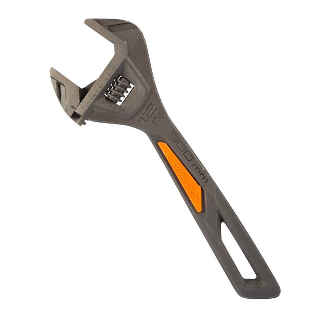 VANQUISH 3179 12 in. WIDE-OPEN Adjustable Wrench