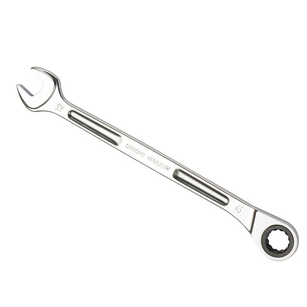 GROZ CSP/XRT/12/UG 12mm Extra-Long Combination Non-Reversible Ratcheting Wrench