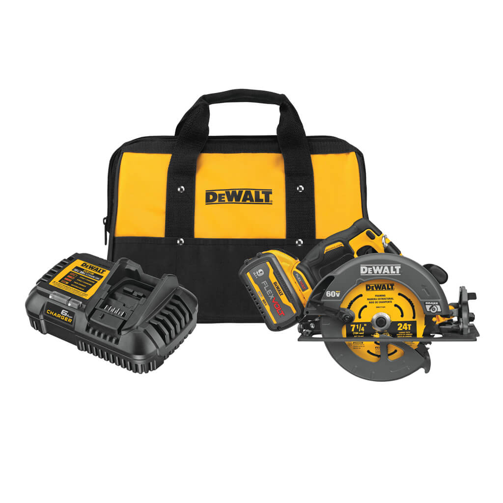 DEWALT DCS578X1 FLEXVOLT 60-Volt MAX 7-1/4 in. Brushless Circular Saw Kit