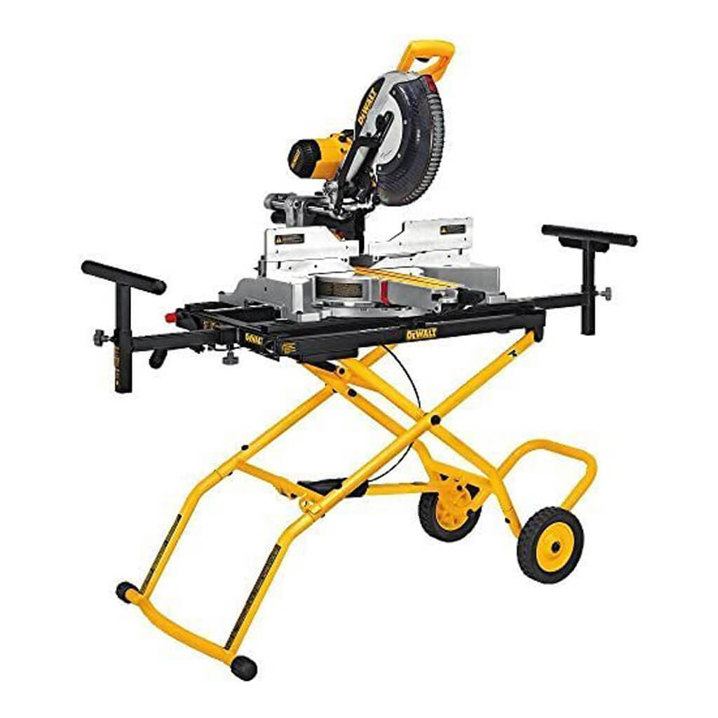 DEWALT DWS780RST 15 Amp 12 in. Dual Bevel Sliding Mitre Saw with Rolling Stand