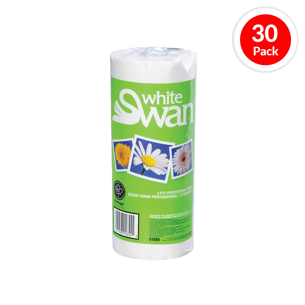 Kruger White Swan 11 in. 2-Ply Paper Towel (30-Pack)