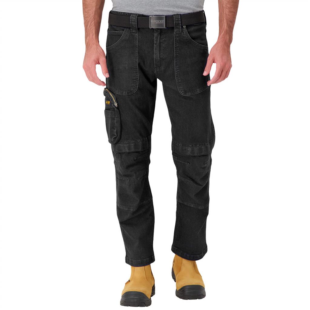 DuraDrive Freedom Black Cargo Jeans