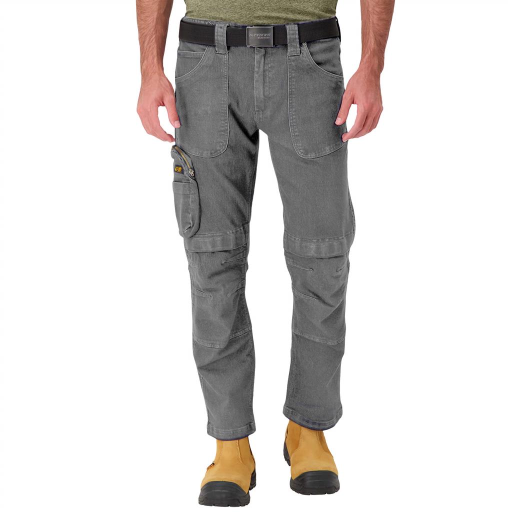 DuraDrive Freedom Grey Cargo Jeans