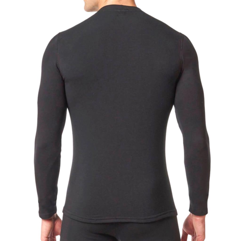 Stanfield's Expedition Weight Long Sleeve Crew Neck Black Shirt