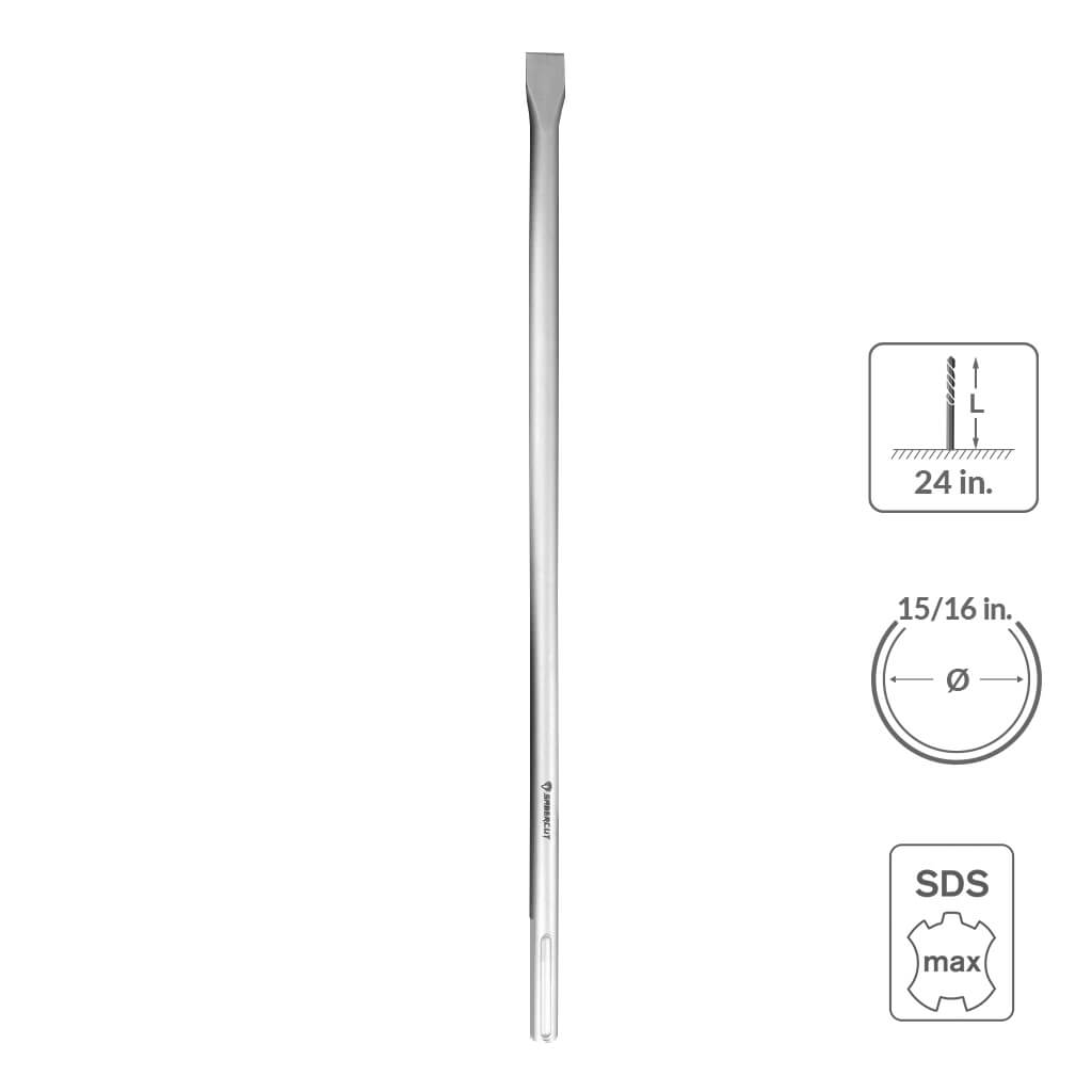 SABERCUT 4-1/2 in. x 14 in. SDS MAX Flat Chisel Bit