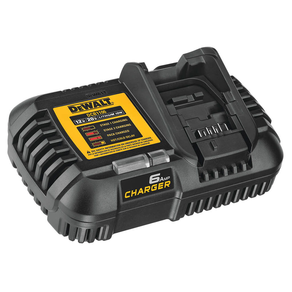 DEWALT DCB1106 12-Volt/20-Volt MAX 6-Amp Lithium-Ion Battery Charger