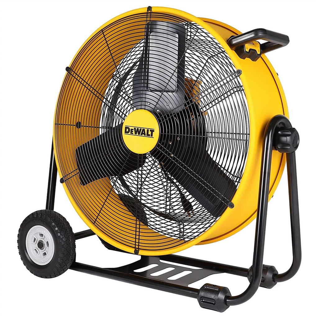 DEWALT DXF2490 24 in. 6,500 cfm. Wheeled 3-Speed Drum Fan with 10 ft. Power Cord