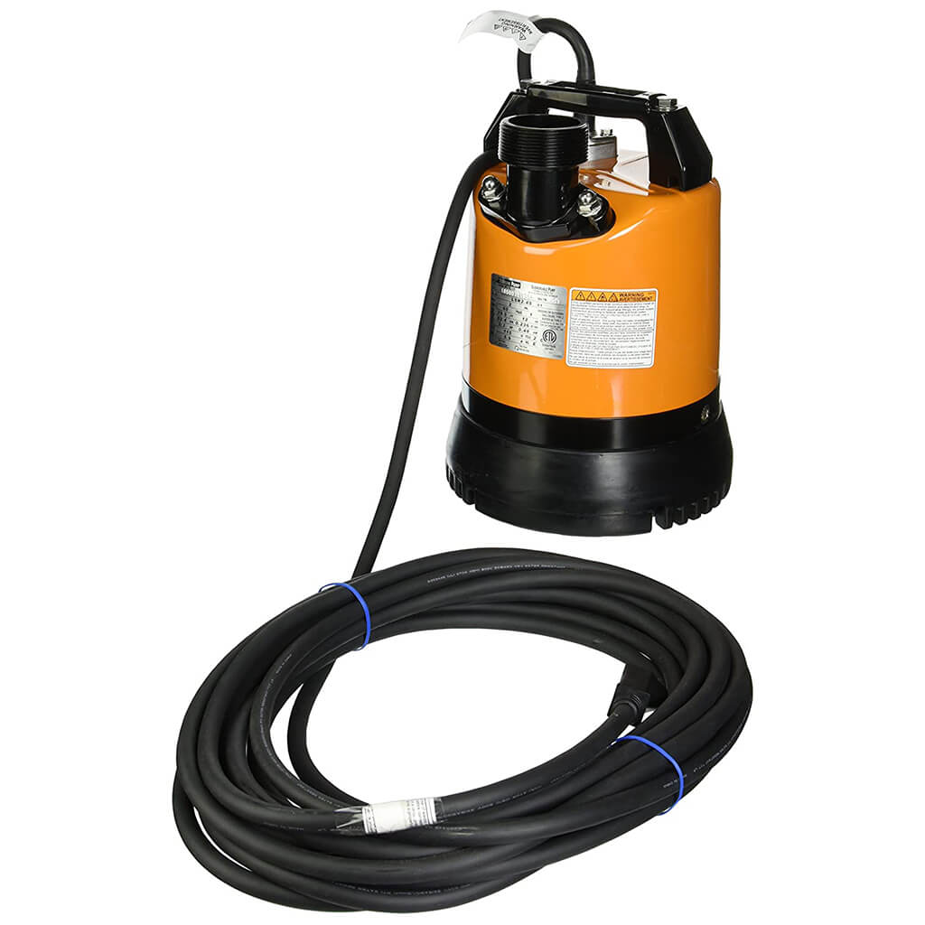 TSURUMI LSR2.4S 2 in. 2/3 HP Electric Submersible Ground Drainage Pump