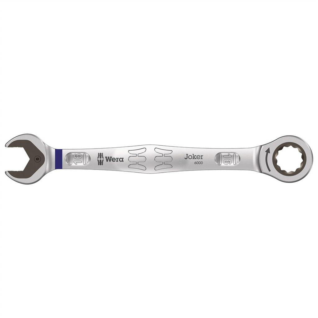 Wera 05073276001 6000 Joker SW 16 mm SB Metric Ratcheting Combination Wrench