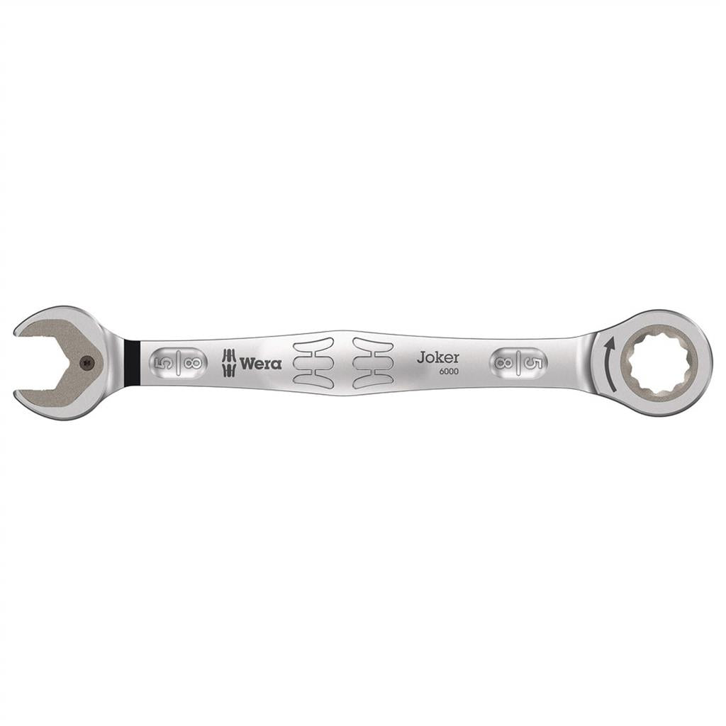 Wera 05073285001 6000 Joker SW 5/8 in. SB Imperial Ratcheting Combination Wrench