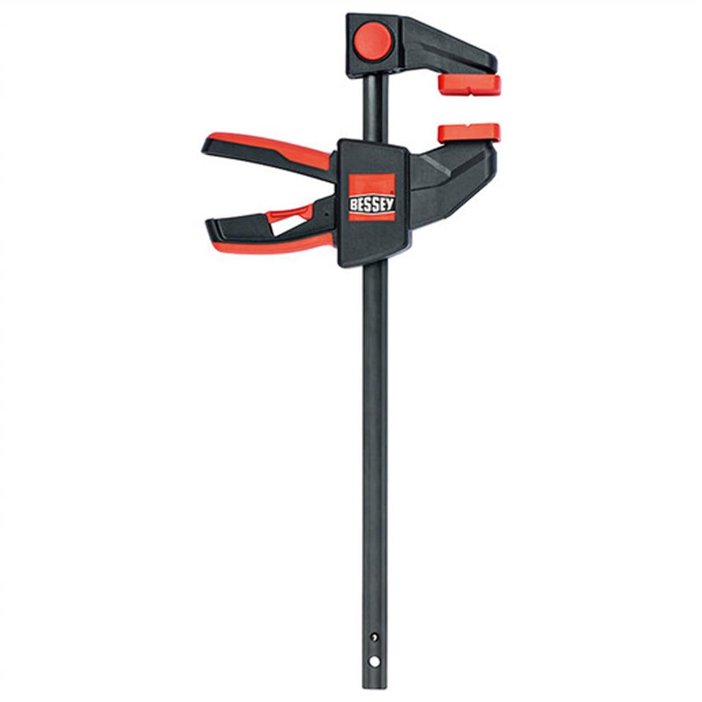 Bessey EHKM12 12 in. x 2-3/8 in. 100 lb. Clamping Force EHK One Handed Medium Trigger Clamp