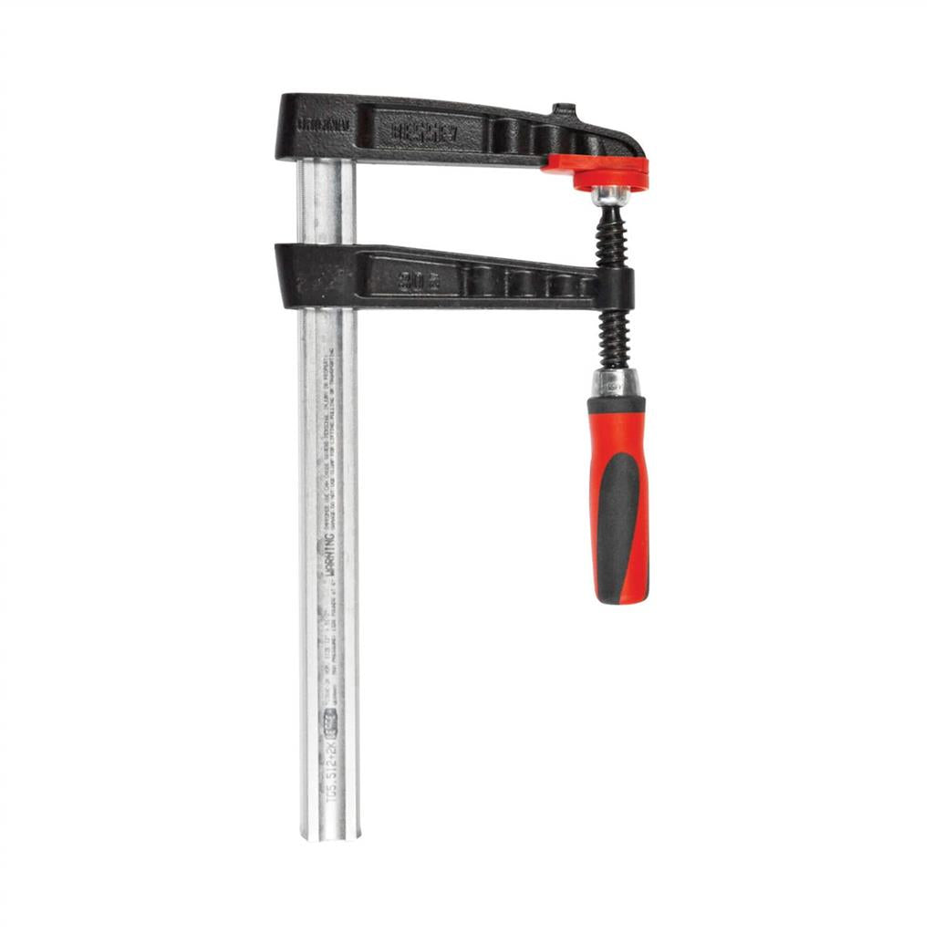 Bessey TG5.512+2K 12 in. x 5-1/2 in. 1320 lb. Clamping Force Medium Duty F-Style Woodworking Clamp with 2K Handle