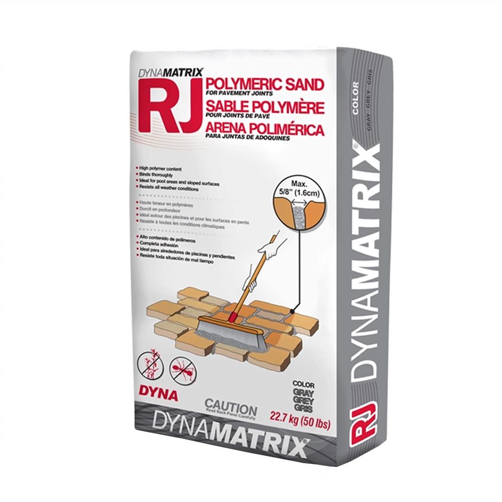 DYNA 22.7 kg DYNAMATRIX-RJ Grey Polymeric Sand for Regular Pavement Joints