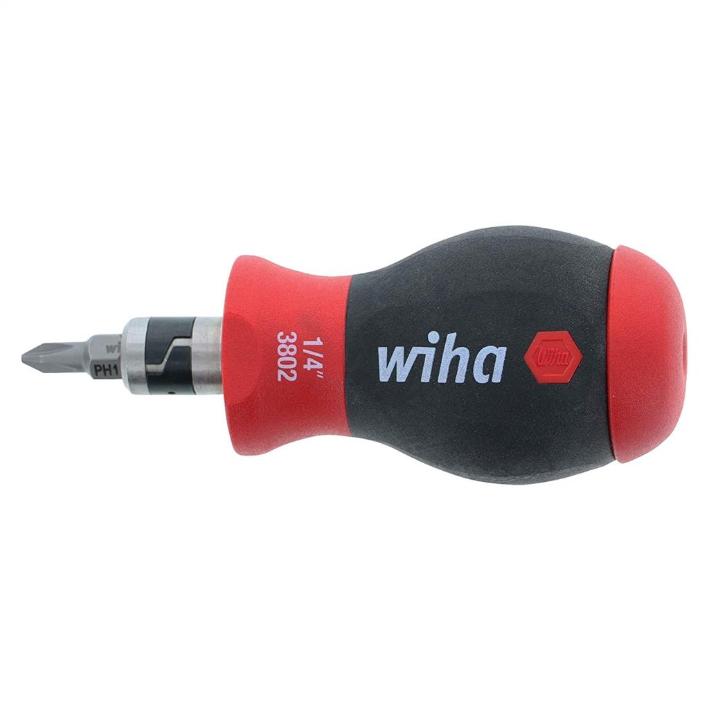 Wiha 38090 14-in-1 SoftFinish Stubby Multi-Driver